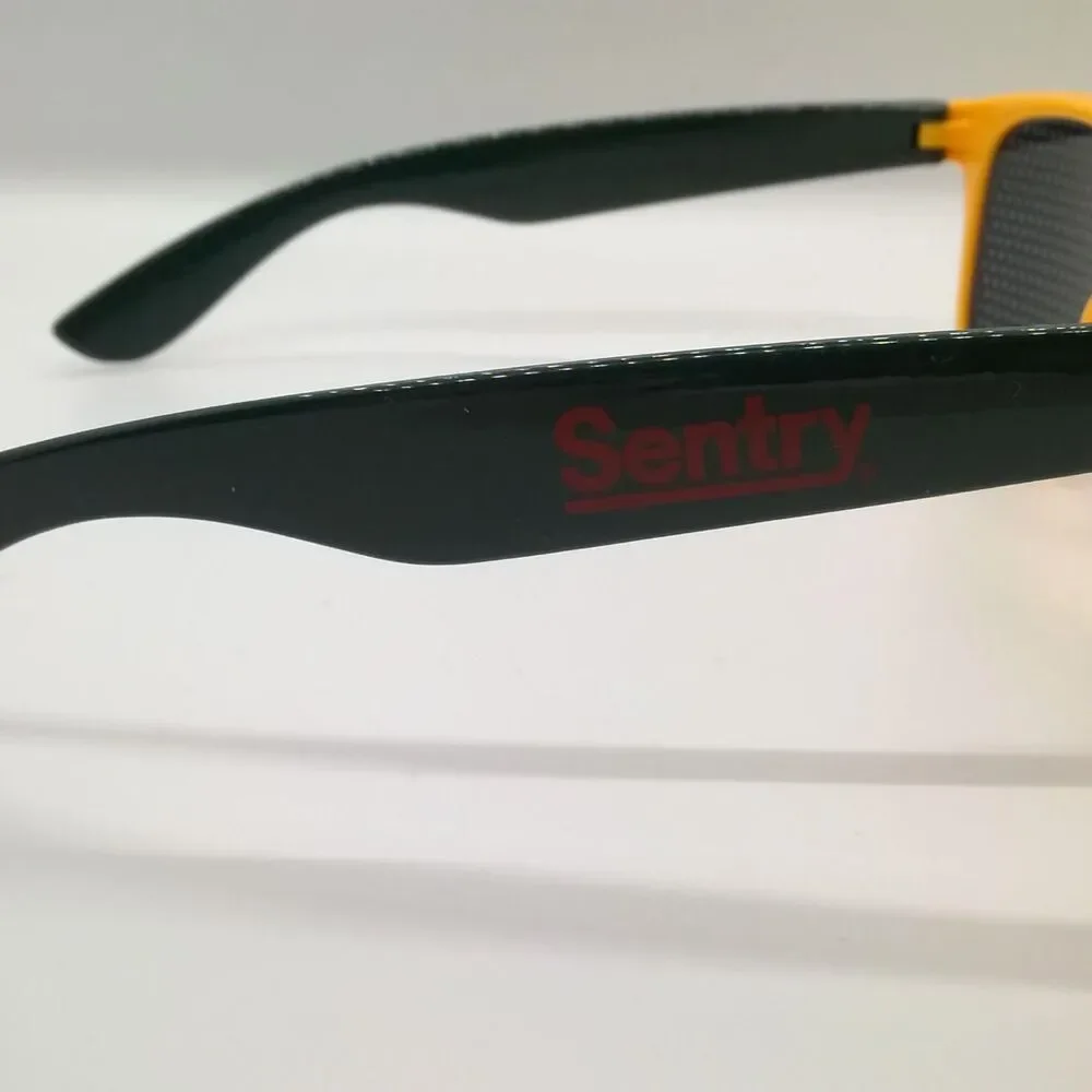 Nfl Men's Black and Orange Sunglasses